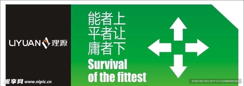 理源标识牌