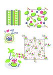 外贸童装印花绣花图案元素