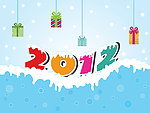 2012新年背景