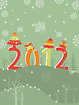 2012新年背景