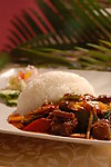 香辣牛腩饭