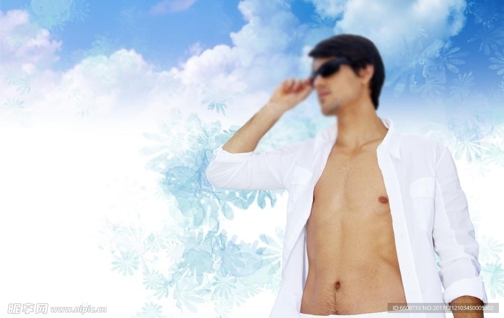 带墨镜的男子