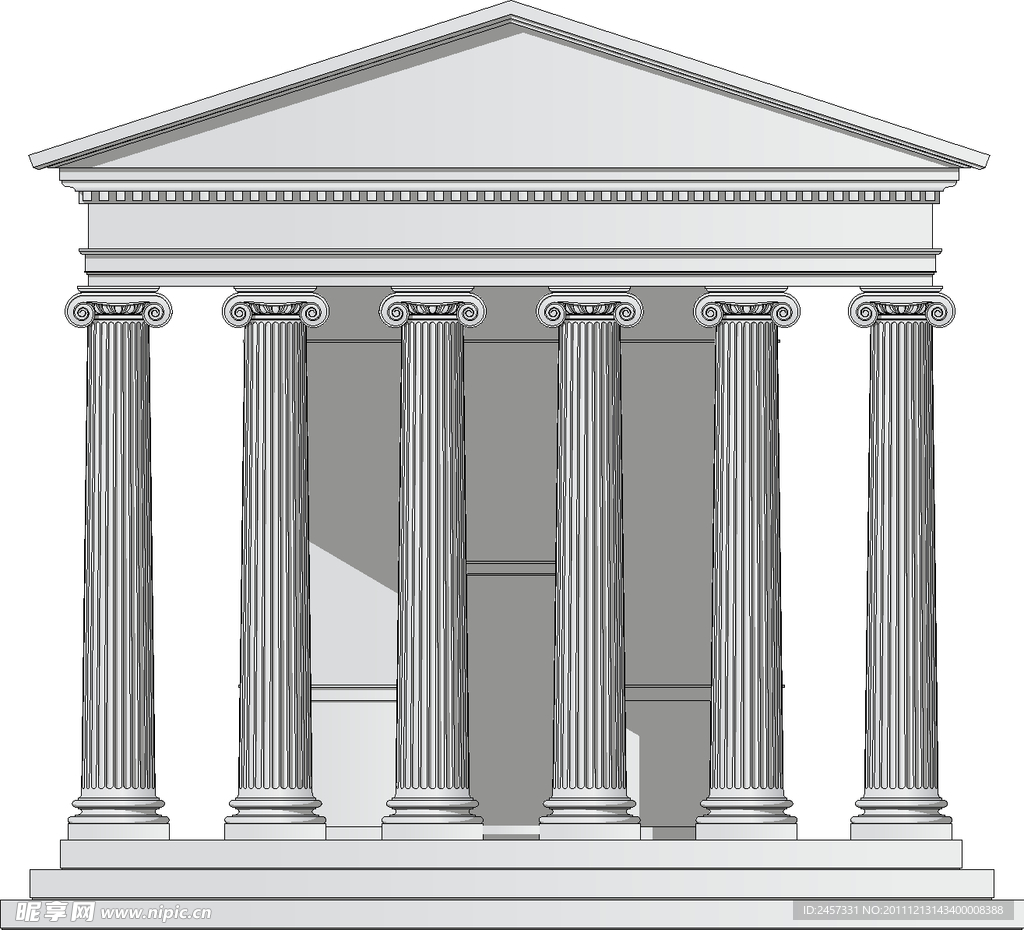 欧式建筑矢量