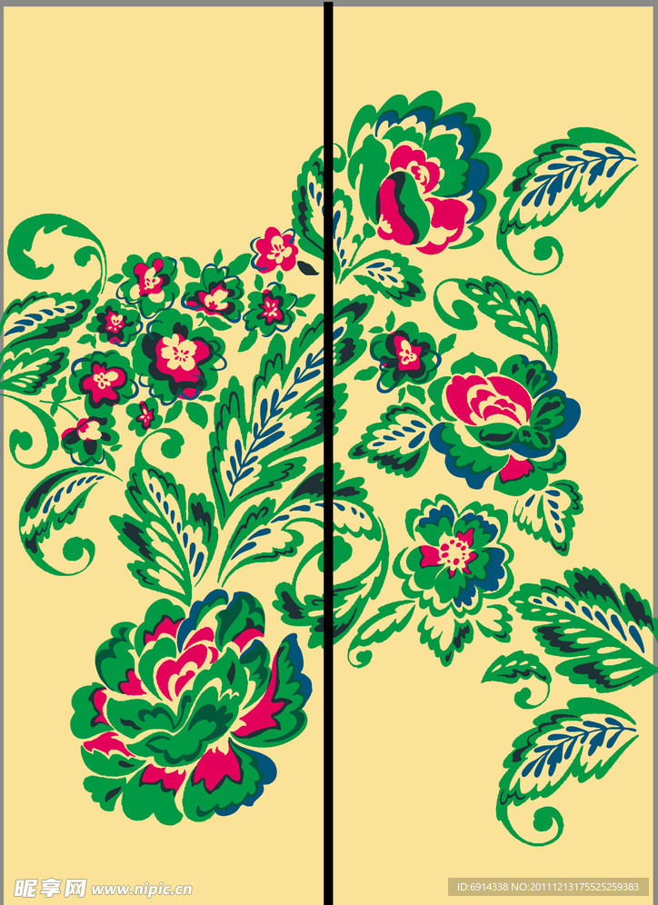 移门花