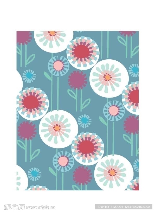 花纹底纹背景矢量