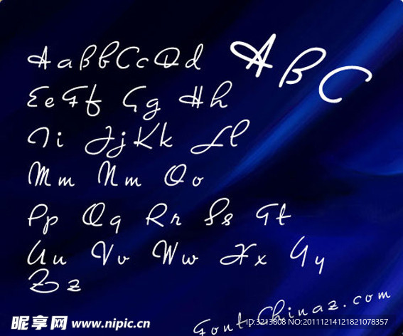 字体