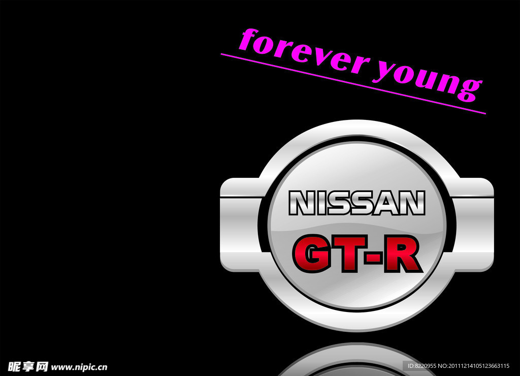 NISSAN GT R标志