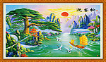 中堂风景画