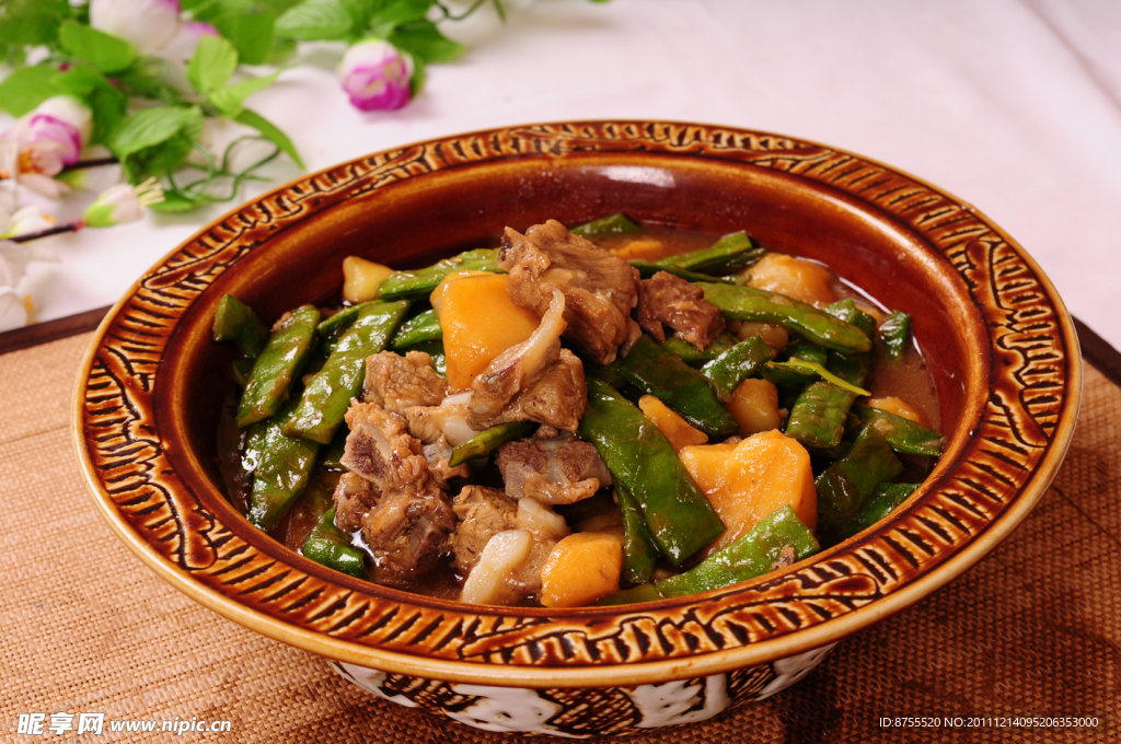 排骨炖豆角
