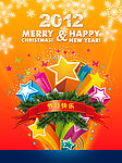 2012圣诞新年海报