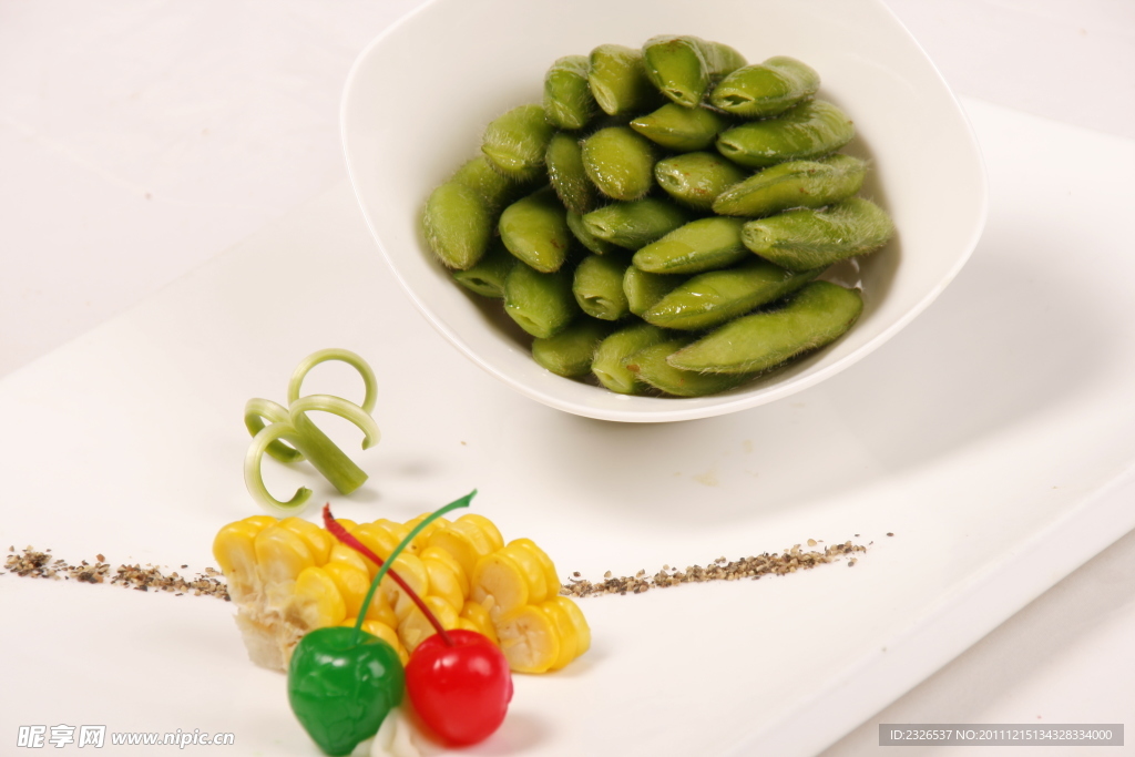 黑糊椒炝毛豆