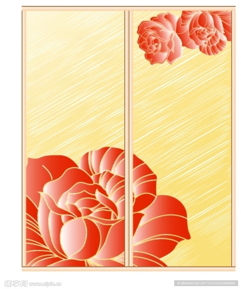 移门花