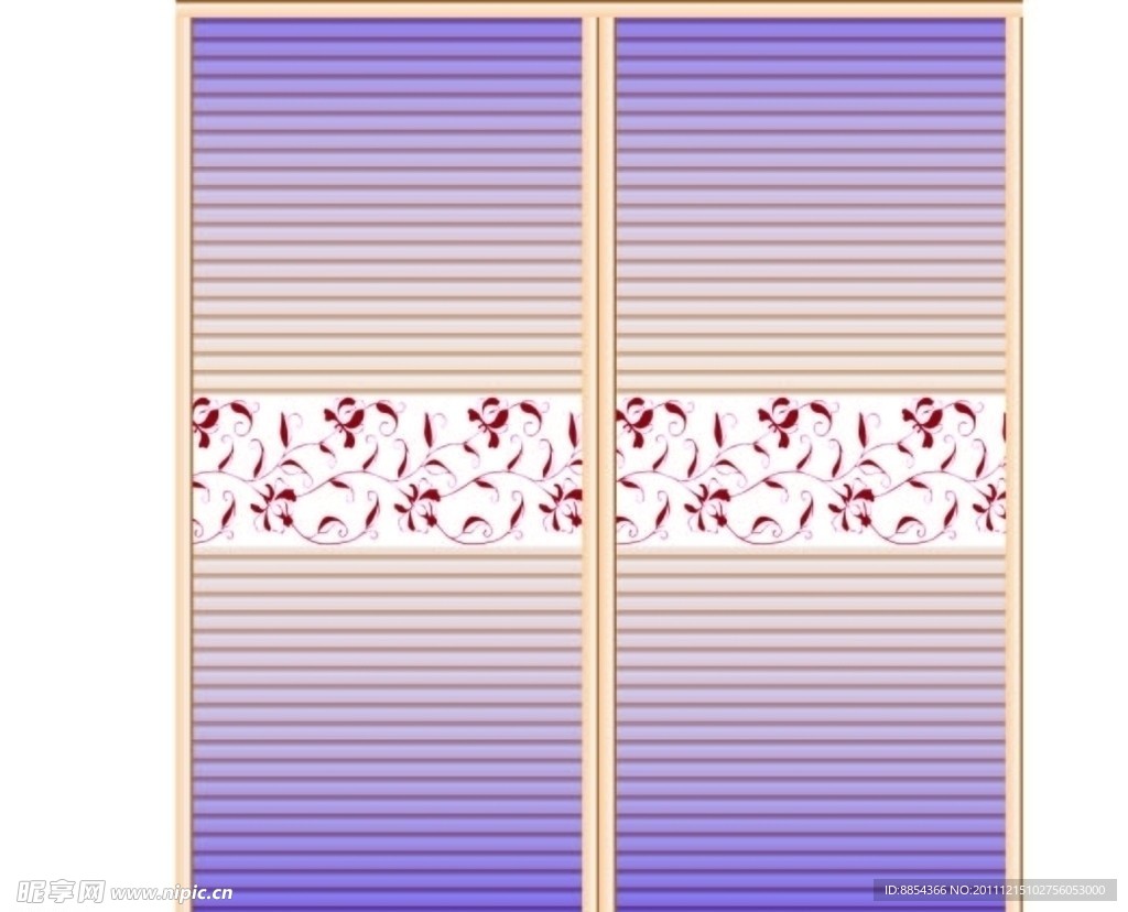 移门中格花