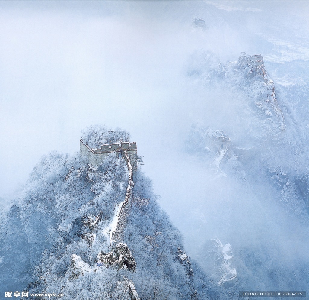 慕田峪长城雪景