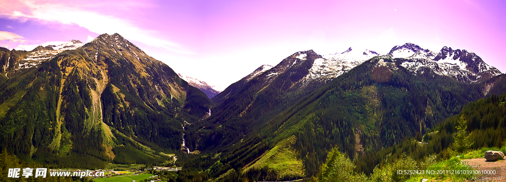 大山全景风光