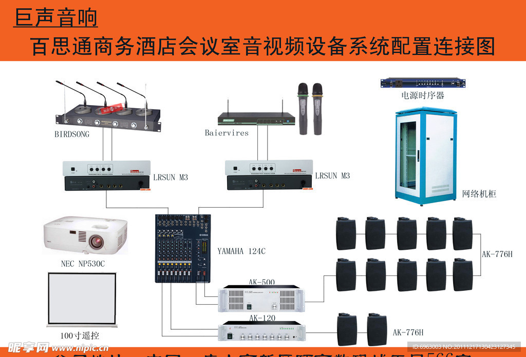 音响设备连接图