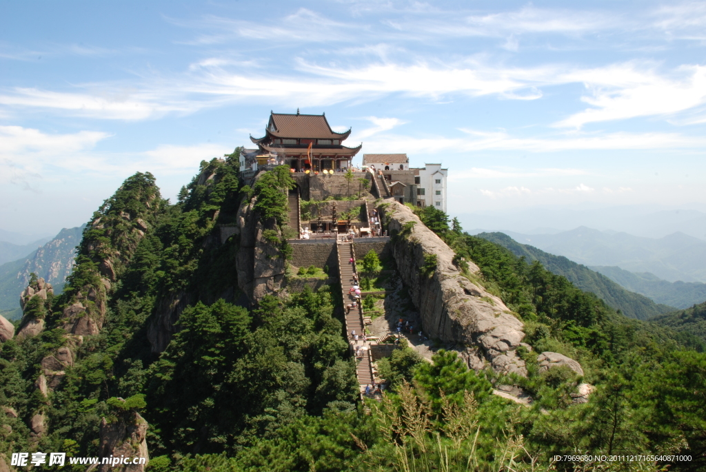 安徽九华山风光