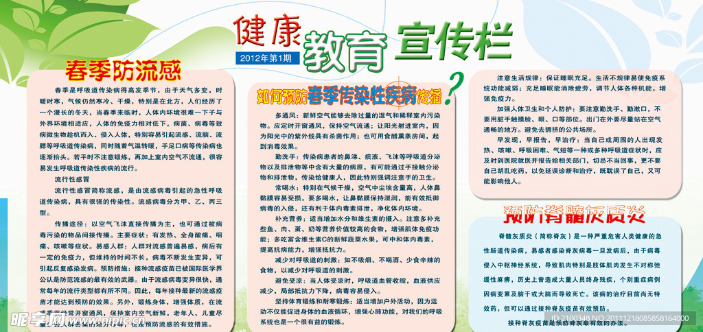 健康教育宣传栏