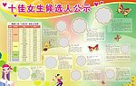 学校展板女生节
