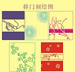 移门刻绘图