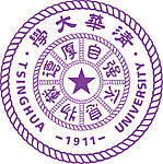 清华大学校徽 圆型矢量图