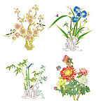 梅兰竹菊