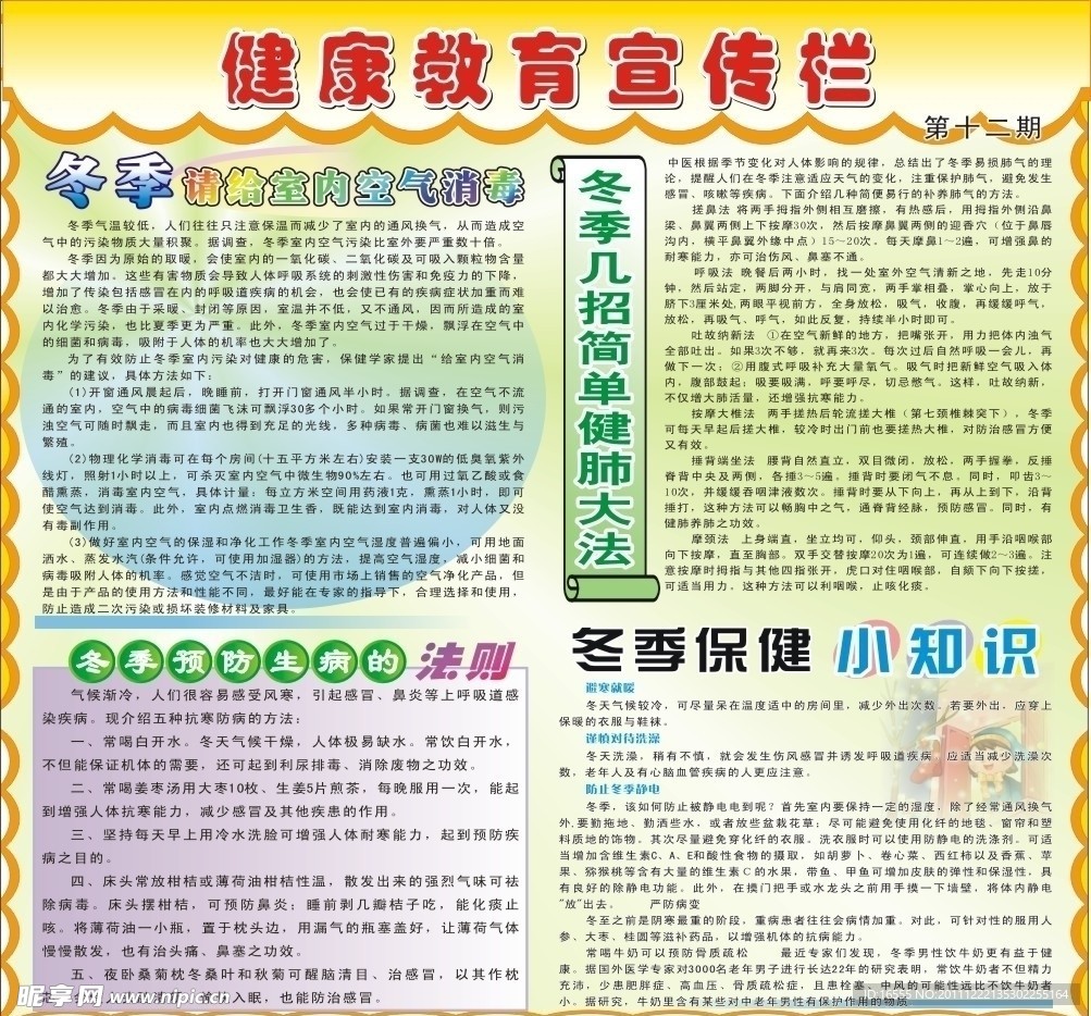 健康教育宣传栏