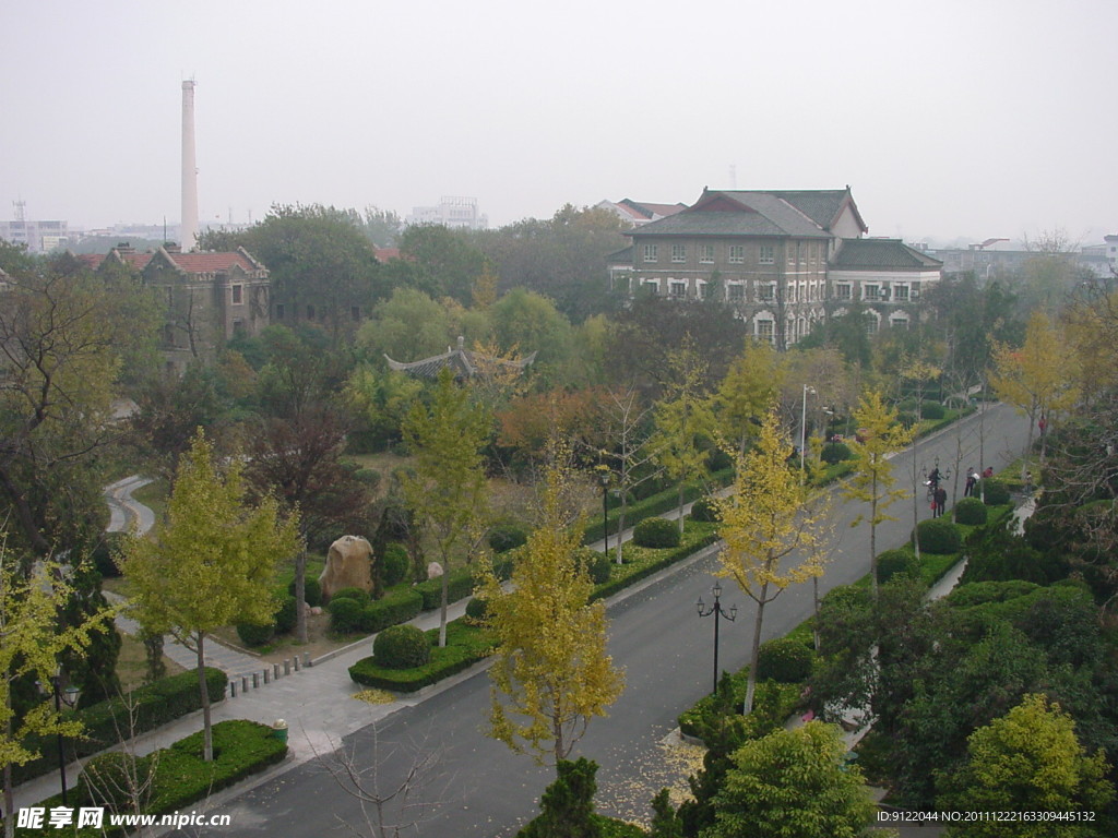 鸟瞰河南大学