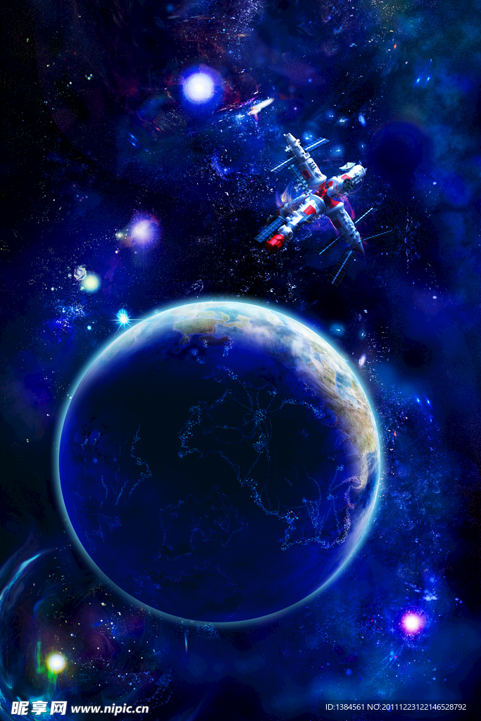 梦幻太空背景