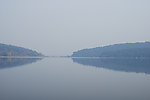清晨湖景