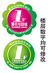 数字 楼层贴