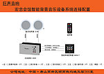 智能背景音乐系统配置连接图