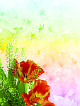 梦幻花纹