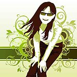 时尚美女白领