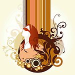 时尚美女白领