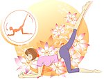 做运动的女孩