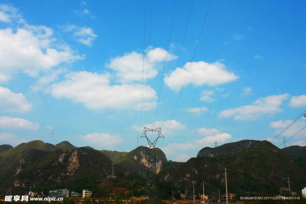 小城一景