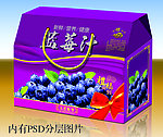 蓝莓包装礼盒（展开图）