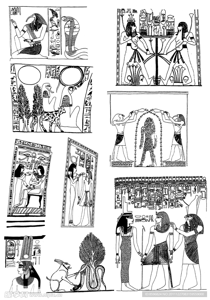 古埃及墓室壁画