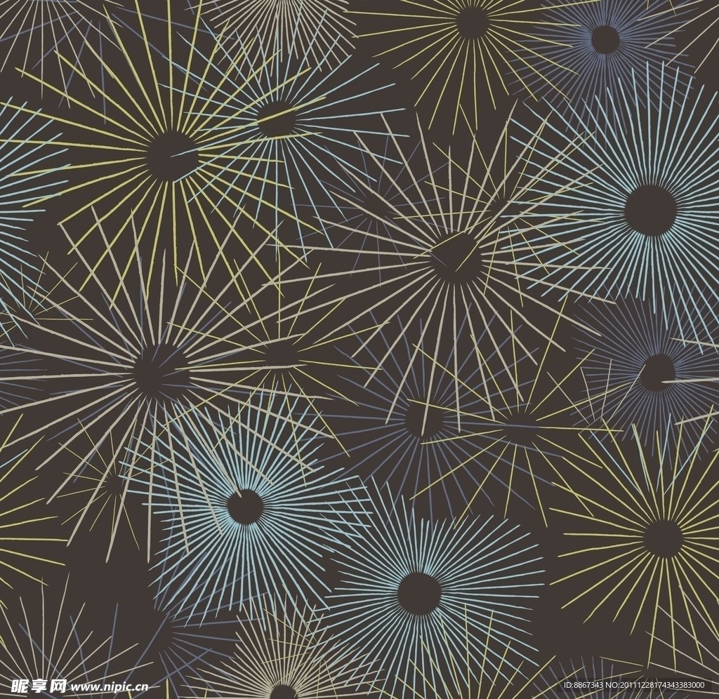 线条印花 面料印花