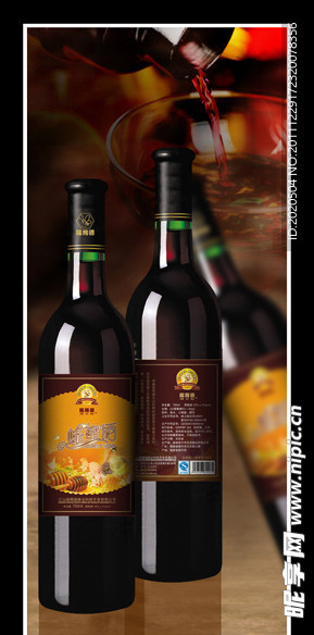 蜂蜜酒 标贴