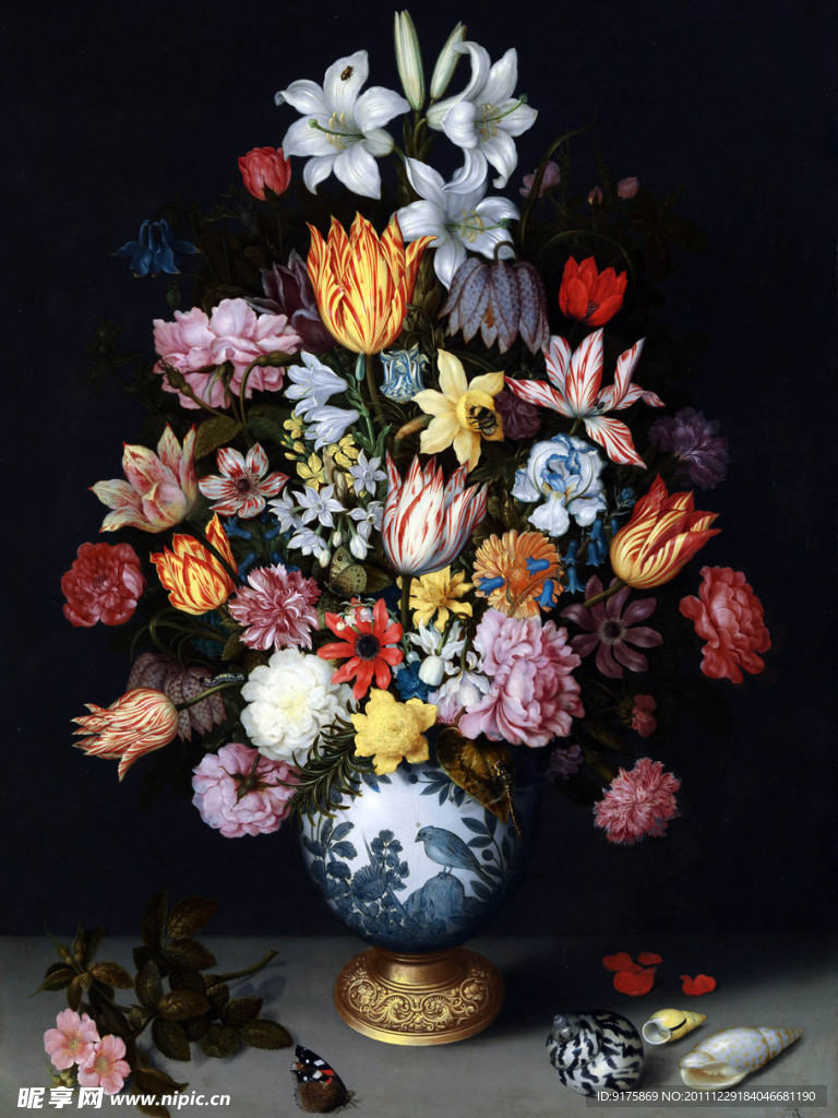 花卉油画