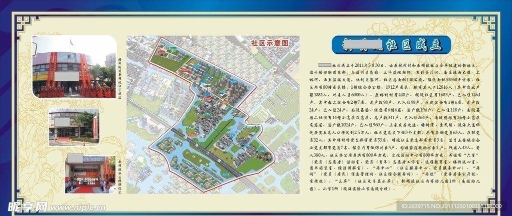 社区展板