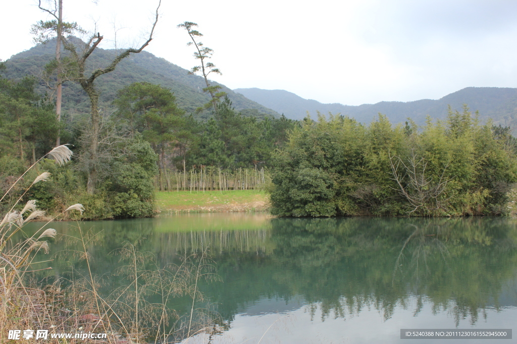 天童景区如意池