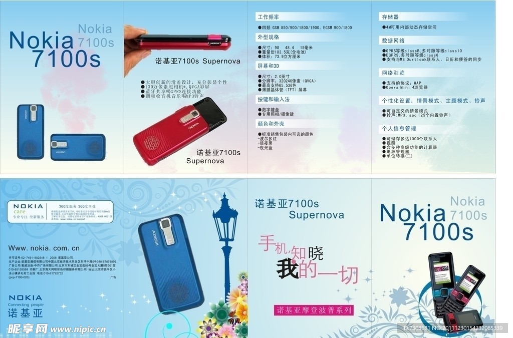 诺基亚手机产品手册