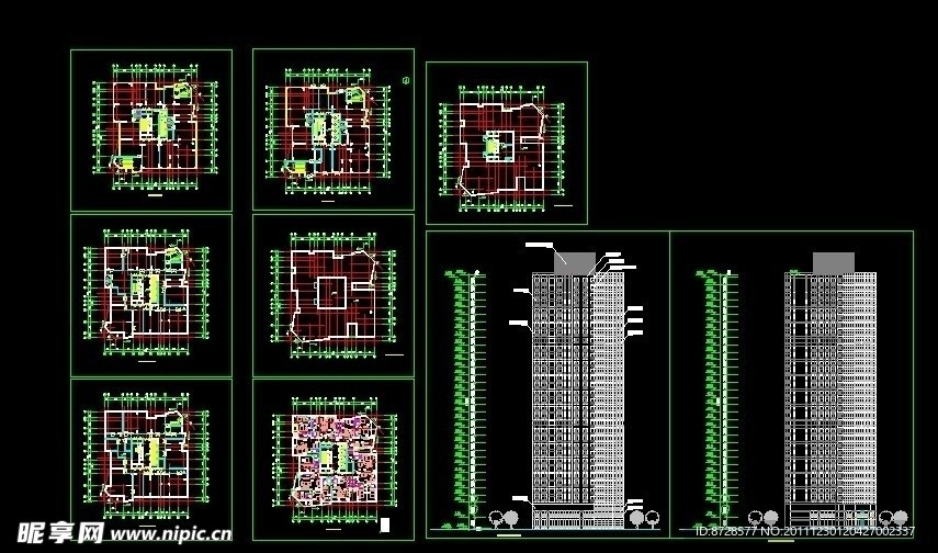 高层住宅施工图