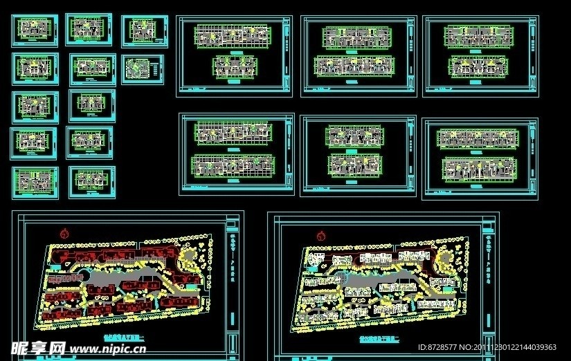 小区规划图总套