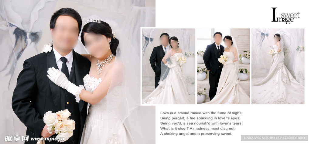 婚纱照模版