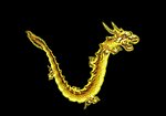 金龙游动透明flash素材 超赞