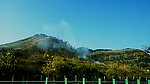 倾斜的山层